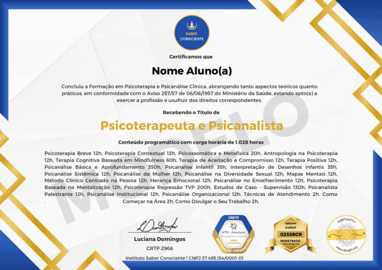 Modelo de certificado profissional