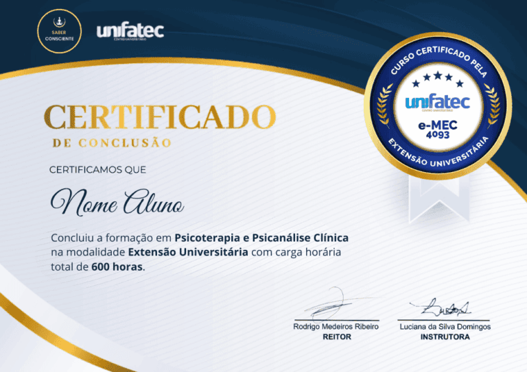 Modelo de certificado UNIFATEC